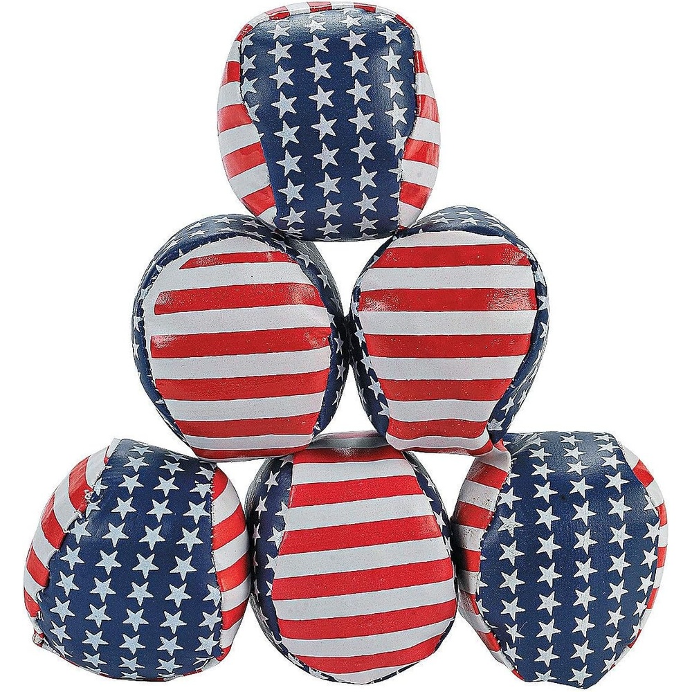 image:imageFun Express Patriotic Kick Balls for Fourth of July Toys Balls Kick Balls Fourth of July 12 Pieces