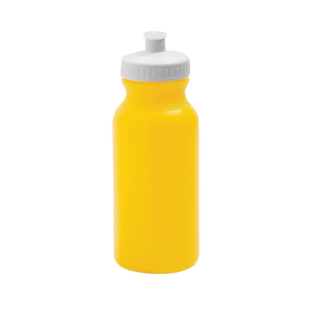 image:imageFun Express 20 oz Yellow Plastic Water Bottles 50 Pieces