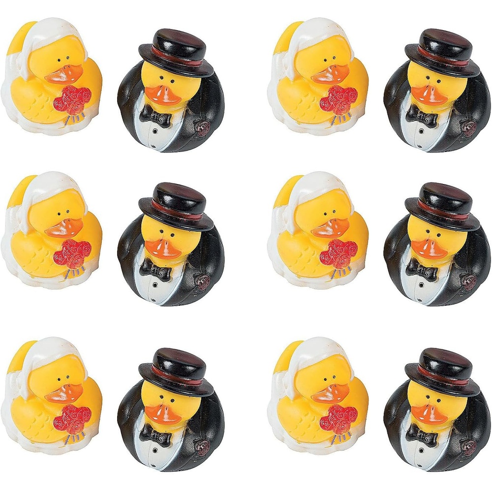 image:imageFun Express Bulk 36 Pieces Bride amp Groom Rubber Ducks