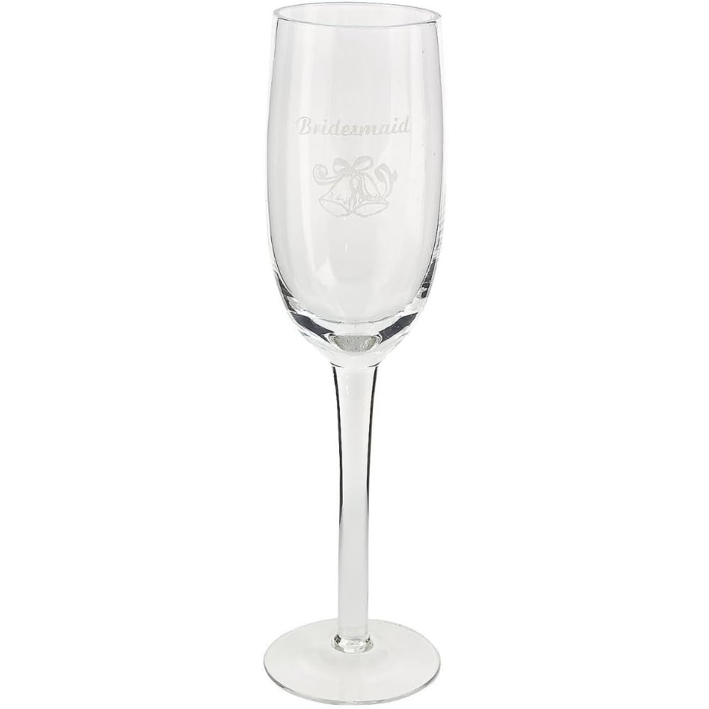 image:imageFun Express Glass Bridesmaid Champagne Flute 8 oz