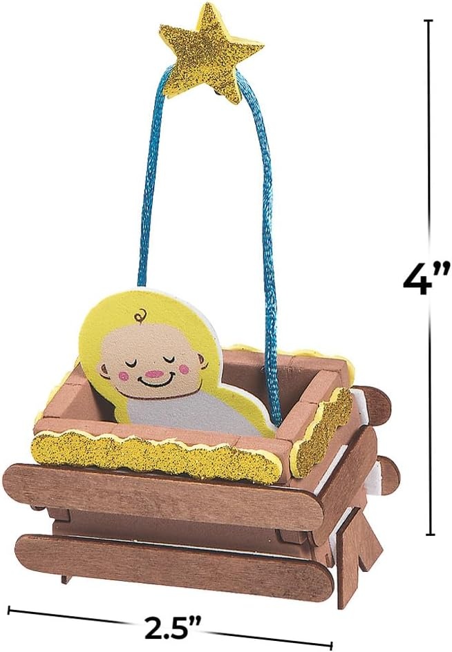image:imageBaby Jesus 3D Ornament Craft Kit Crafts for Kids and Fun Home Activities