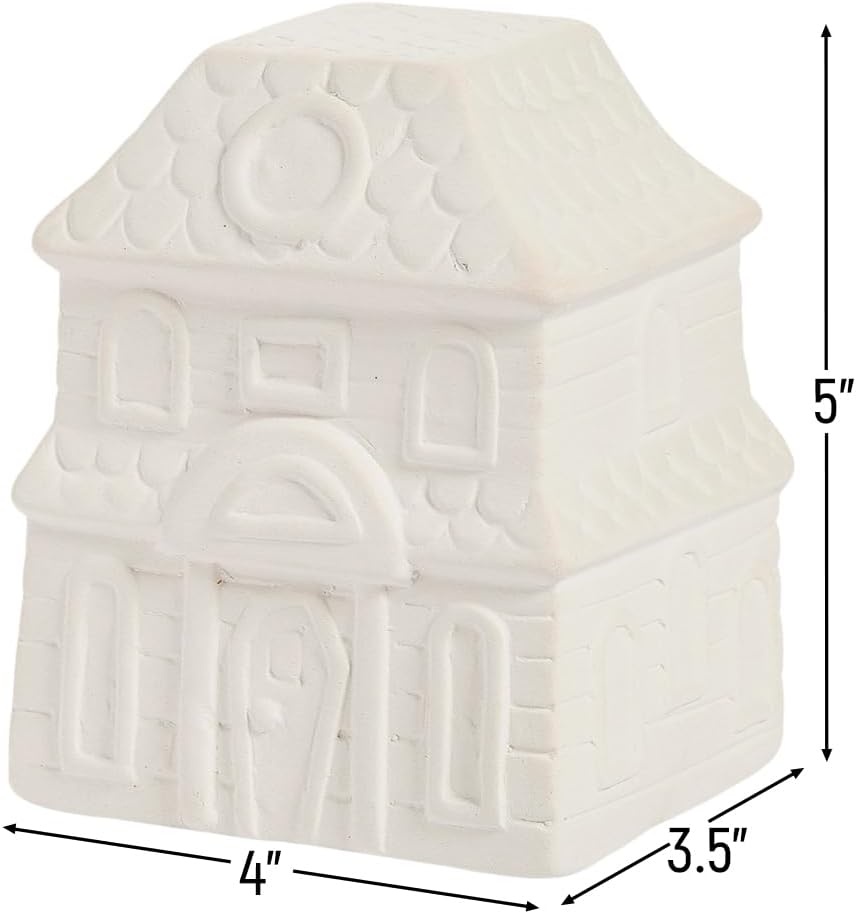 image:imageDIY Ceramic Haunted Houses 6 Pieces