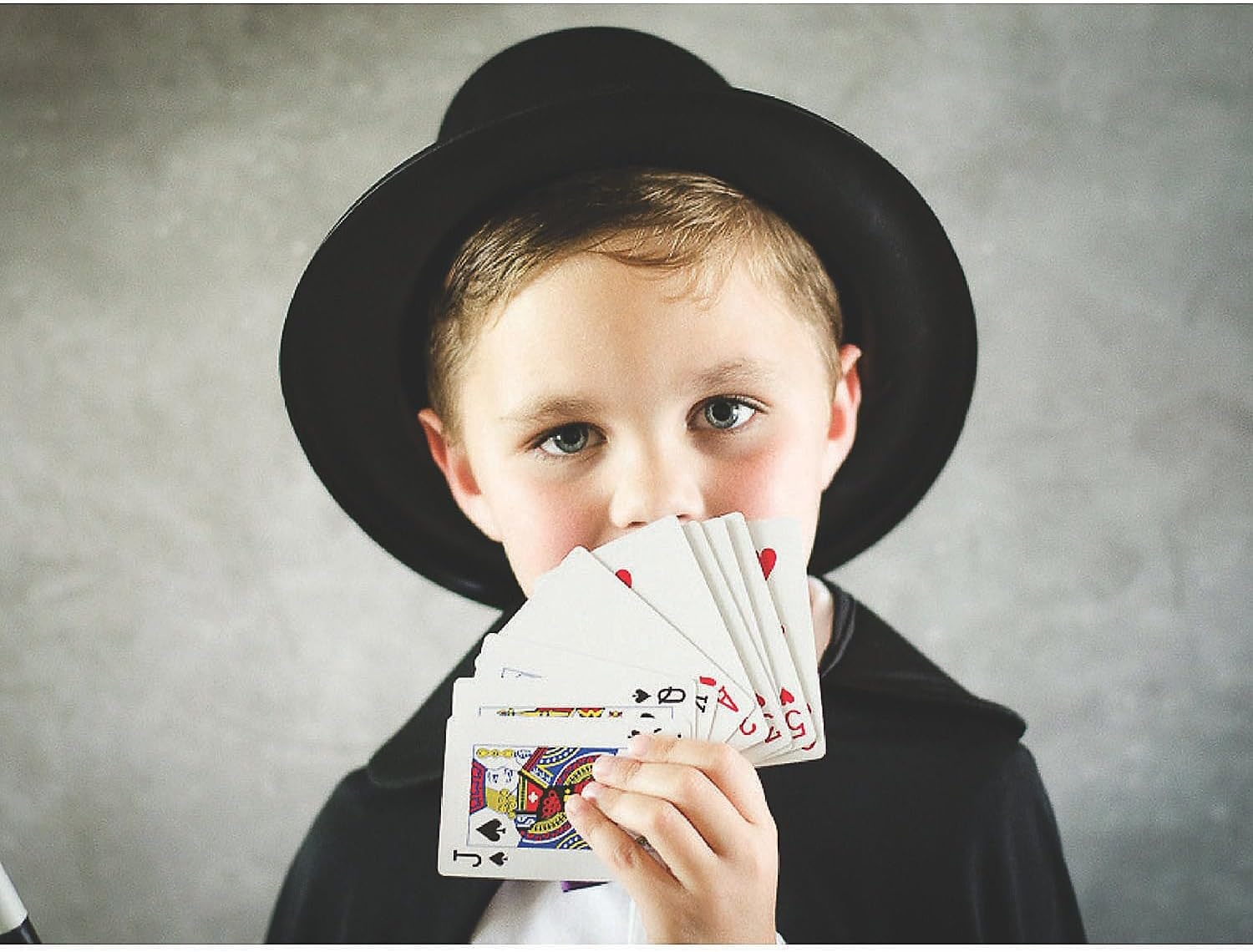 image:imageFun Express Black Top Hat for Kids 12 Pack Funny Party Hats for Birthday Costume Dress Up Mini Plastic Top Hats Bulk for Photo Booth Props Silly Novelty Hats for Children amp Toddlers