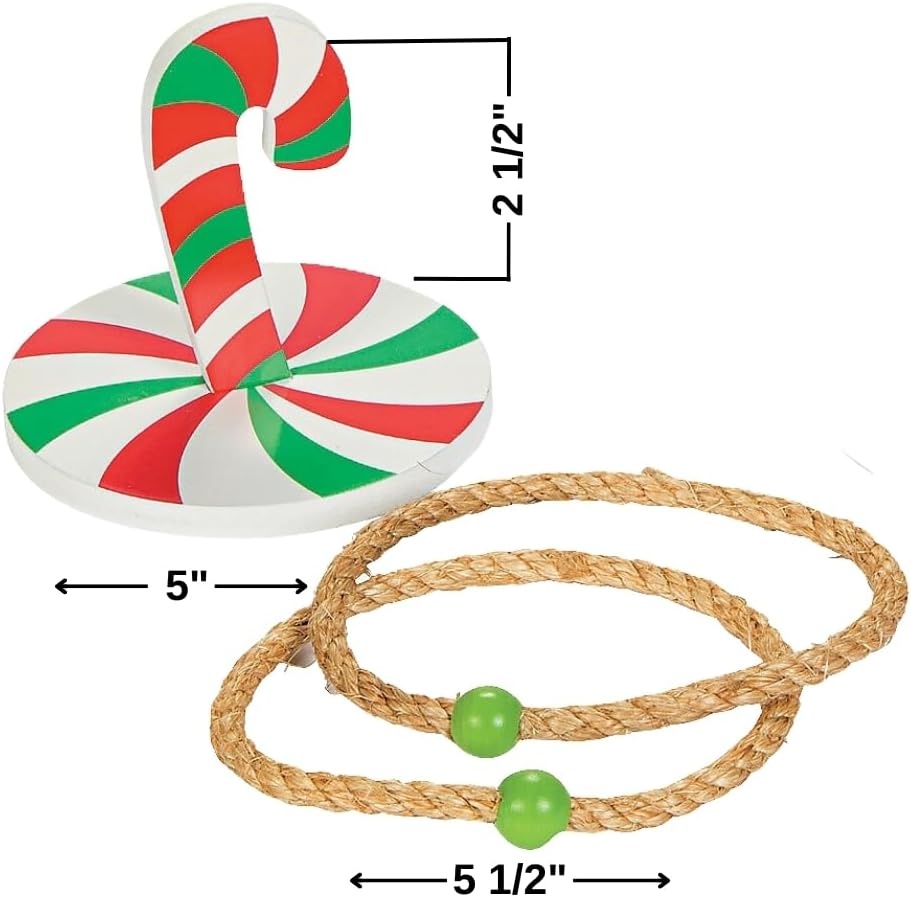 image:imageFun Express Candy Cane Ring Tpss Games 10 Piece