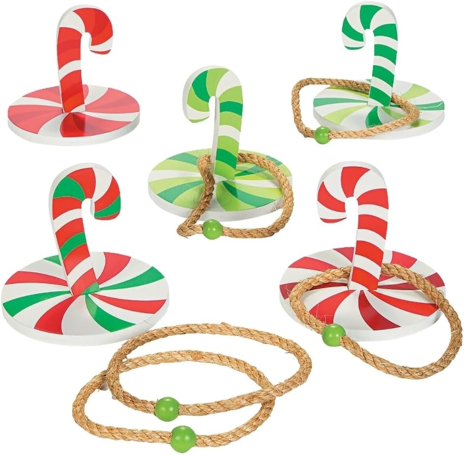 image:imageFun Express Candy Cane Ring Tpss Games 10 Piece