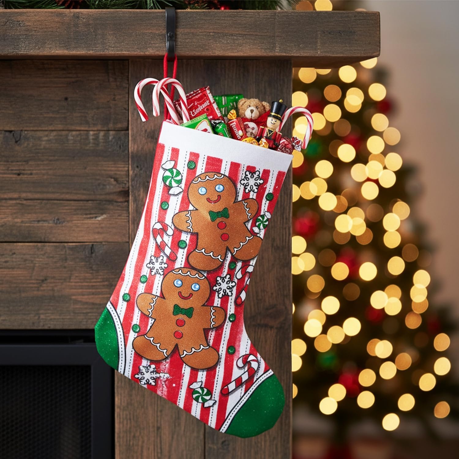 image:imageFun Express Color Your Own Gingerbread Christmas Stockings 12 Pc