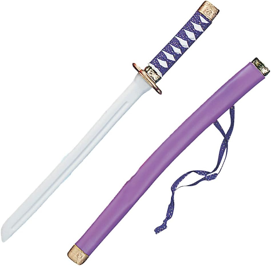 image:imageFun Express NEON Samurai Sword Toy for Kids 12 Pack Plastic Ninja Swords with Sheath for Boys amp Girls Perfect Ninja Party Favors Halloween Costume Accessories amp Cosplay Props for Imaginative