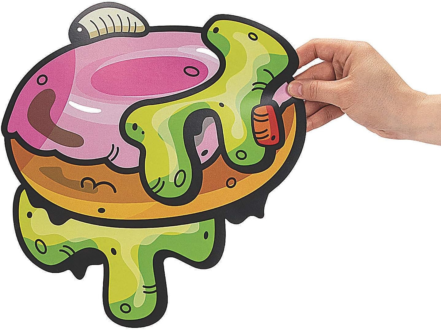 image:imageJumbo Gross Slime Cutouts Party Decor 6 Pieces