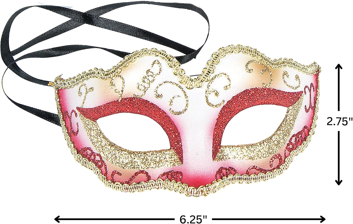 image:imageMASQUERADE MASKS ASSTD COLORS Apparel Accessories 12 Pieces