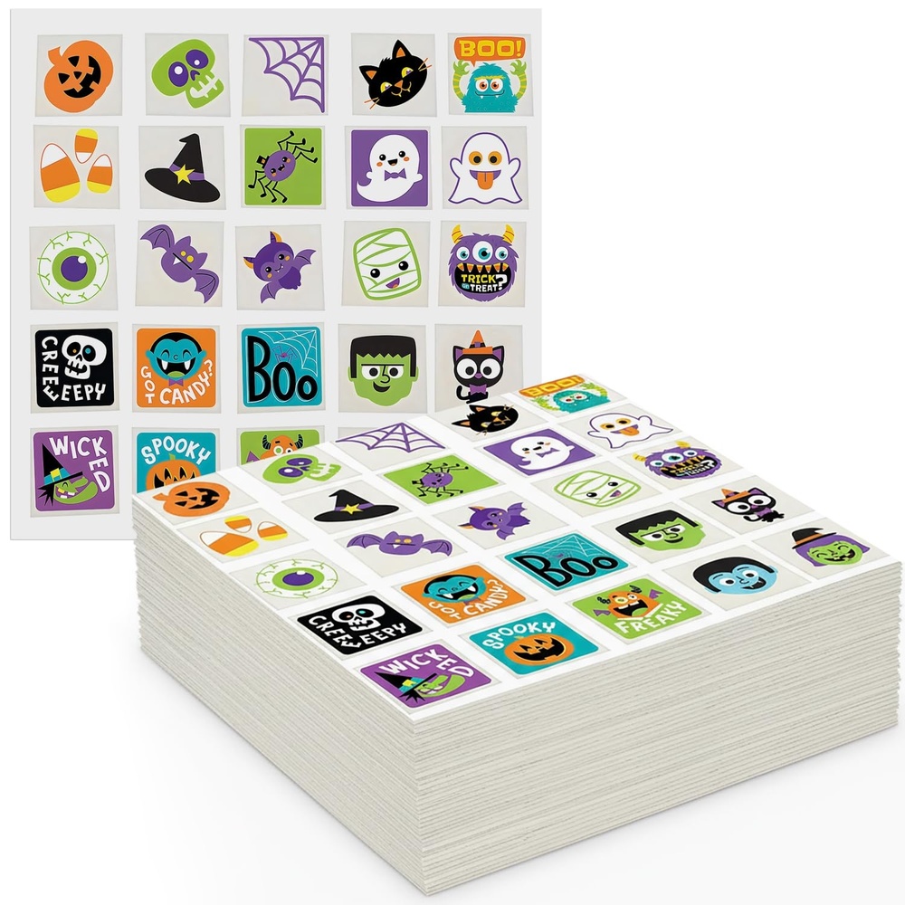 image:imageBulk Halloween Tattoo Assortment  Apparel Accessories  500 Pieces