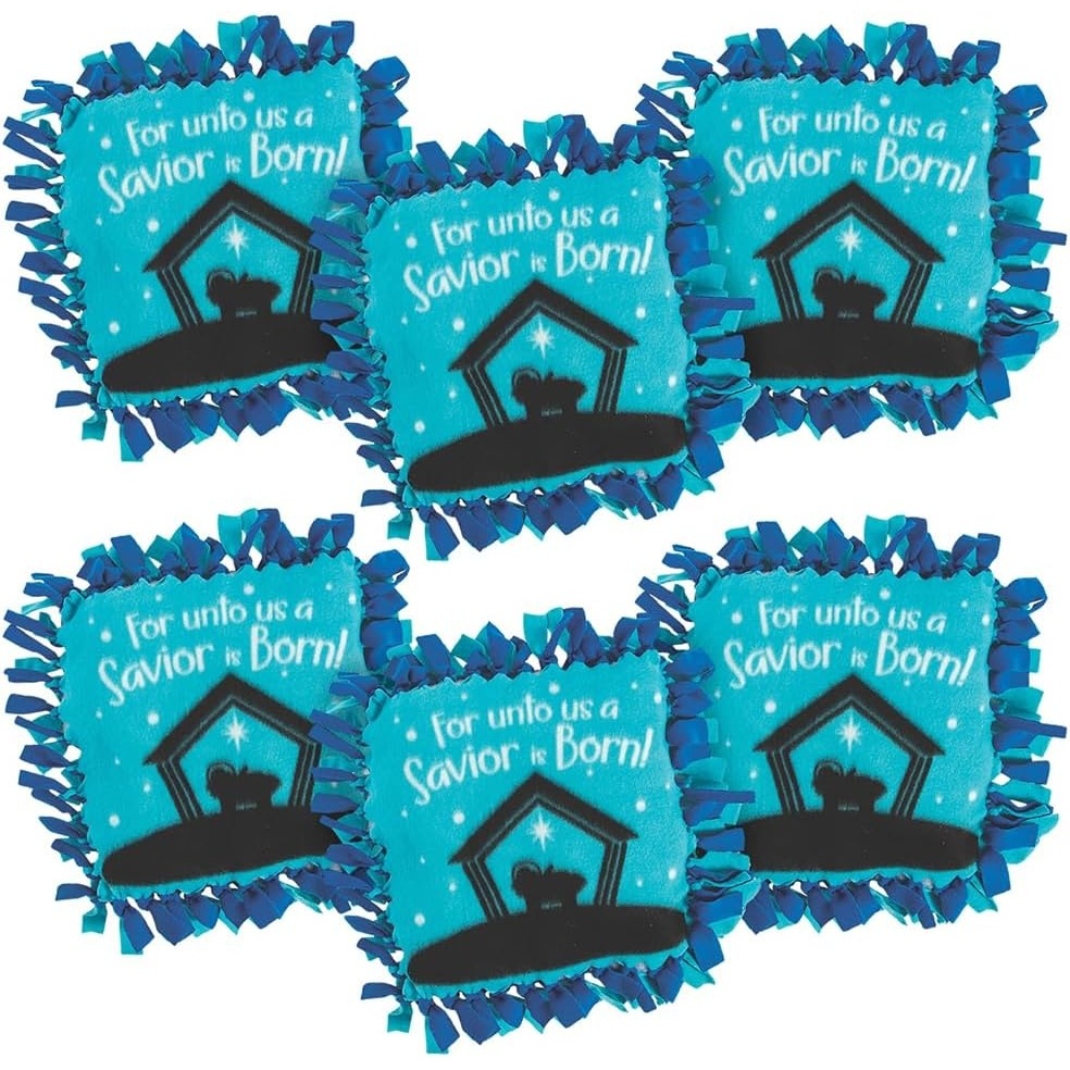 image:imageFun Express Nativity Silhouette Fleece Pillow Craft Kit Makes 6 Religious Crafts for KidsNativity Silhouette