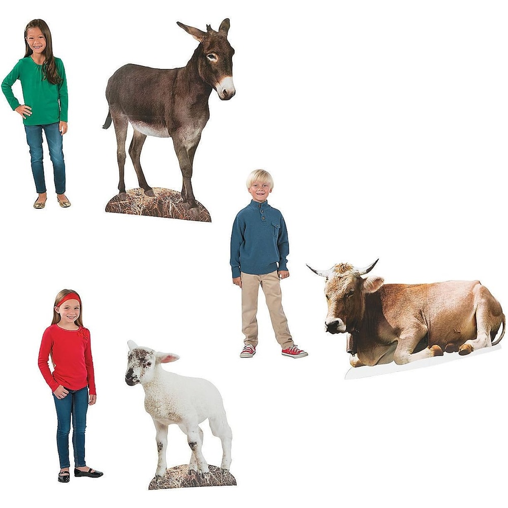 image:imageNativity Cardboard StandUps Party Decor 3 Pieces