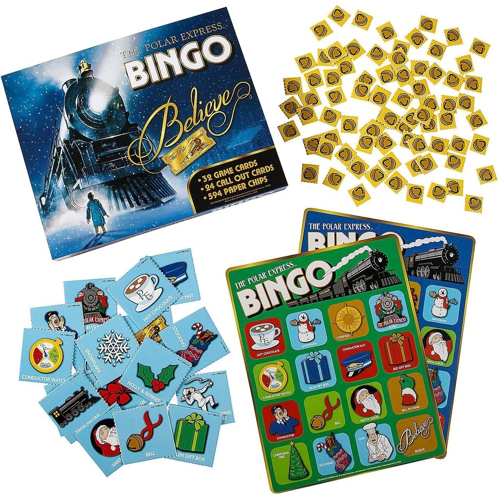 image:imageThe Polar Express Believe Bingo Game for 32 Players 40 Pieces