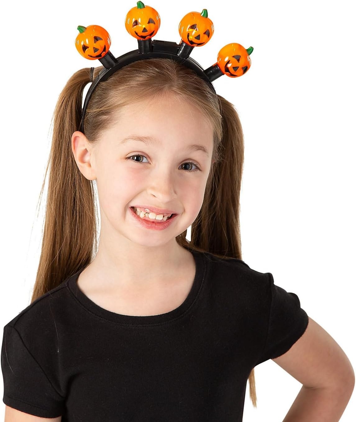 image:imageFun Express Halloween JackoLantern LightUp Head Boppers 6 Pc