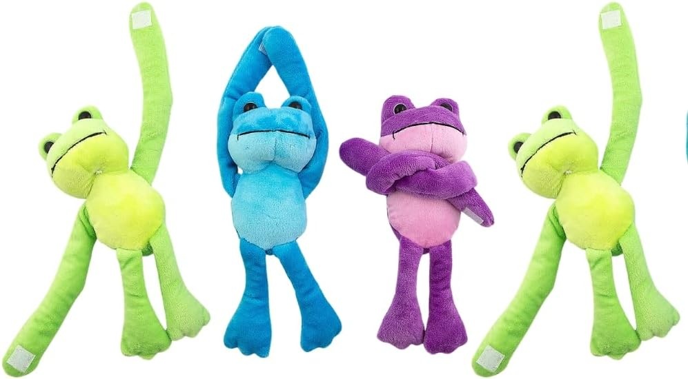 image:imageFun Express Plush Long Arm Stuffed Frogs Toys VBS 202612 Pieces