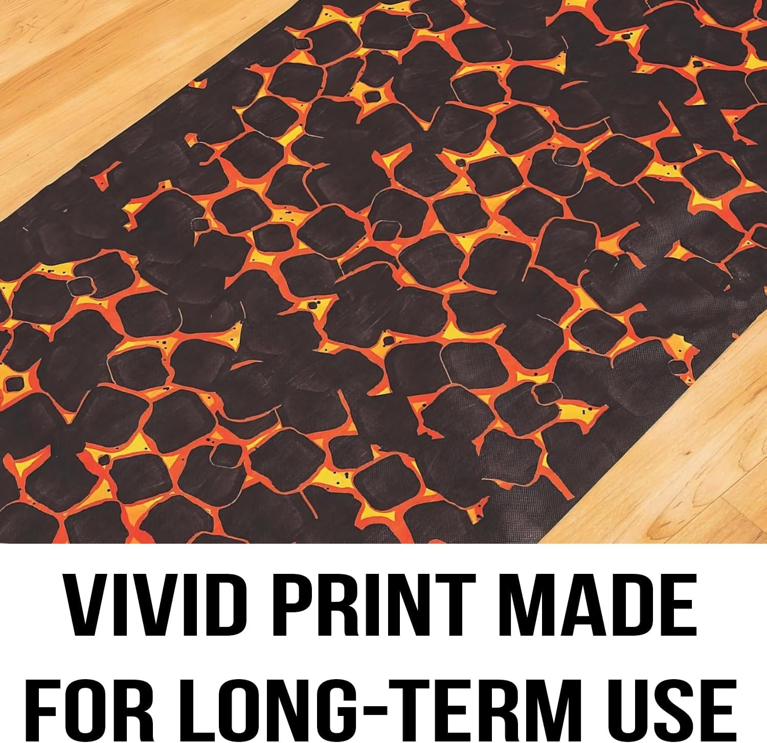 image:imageHot Coals Fire Walk Aisle Runner 10 feet Long Party Decor