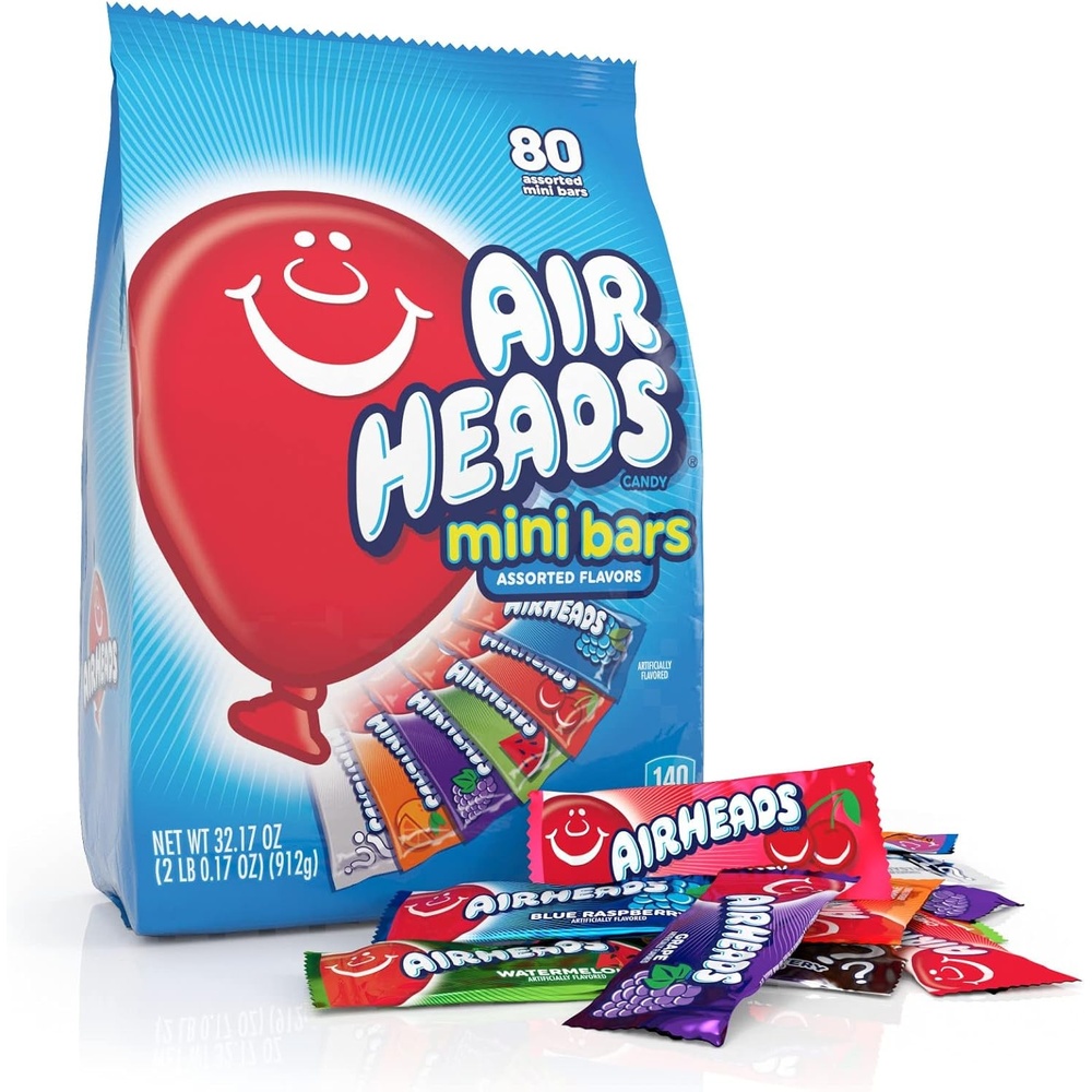 image:imageAir Heads Mini Bars 80 pieces  Bulk Soft amp Chewy Candy