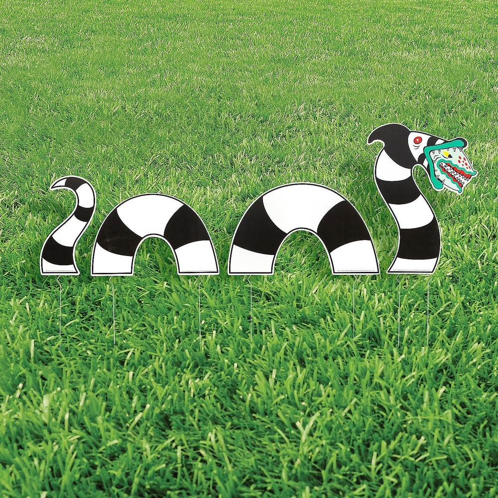 image:imageBeetlejuice Sand Worm Yard Sign Set  4 pieces