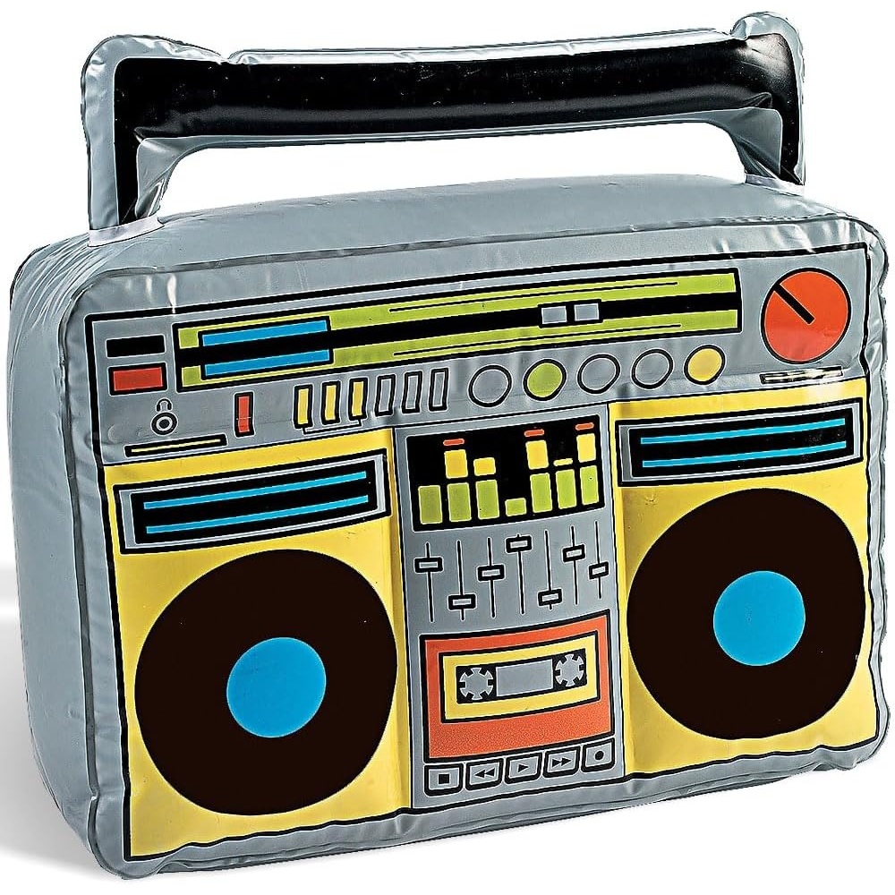 image:imageFun Express Inflatable Boom Box Toys Inflates Inflatable Decor 1 Piece