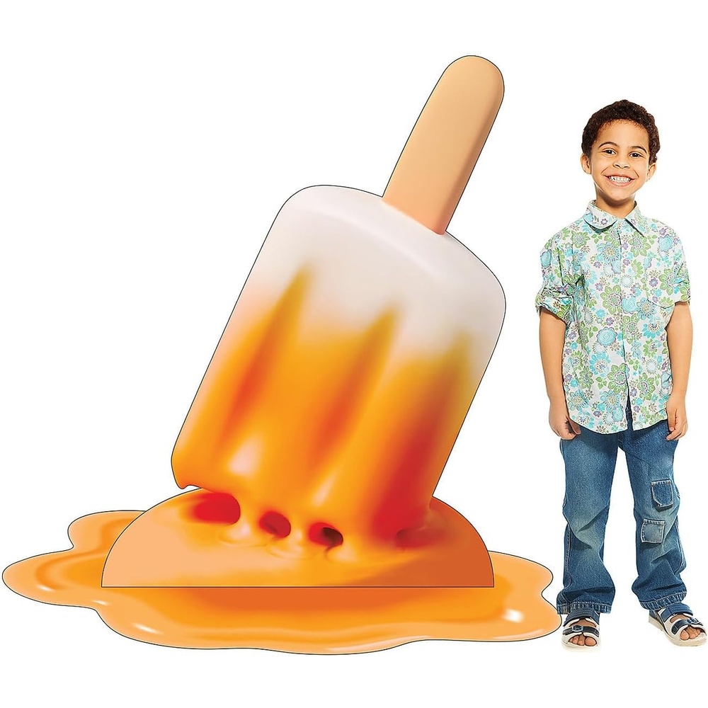 image:imageFun Express 54 x 52 Melting Ice Pop Cardboard Cutout StandUp with Easel