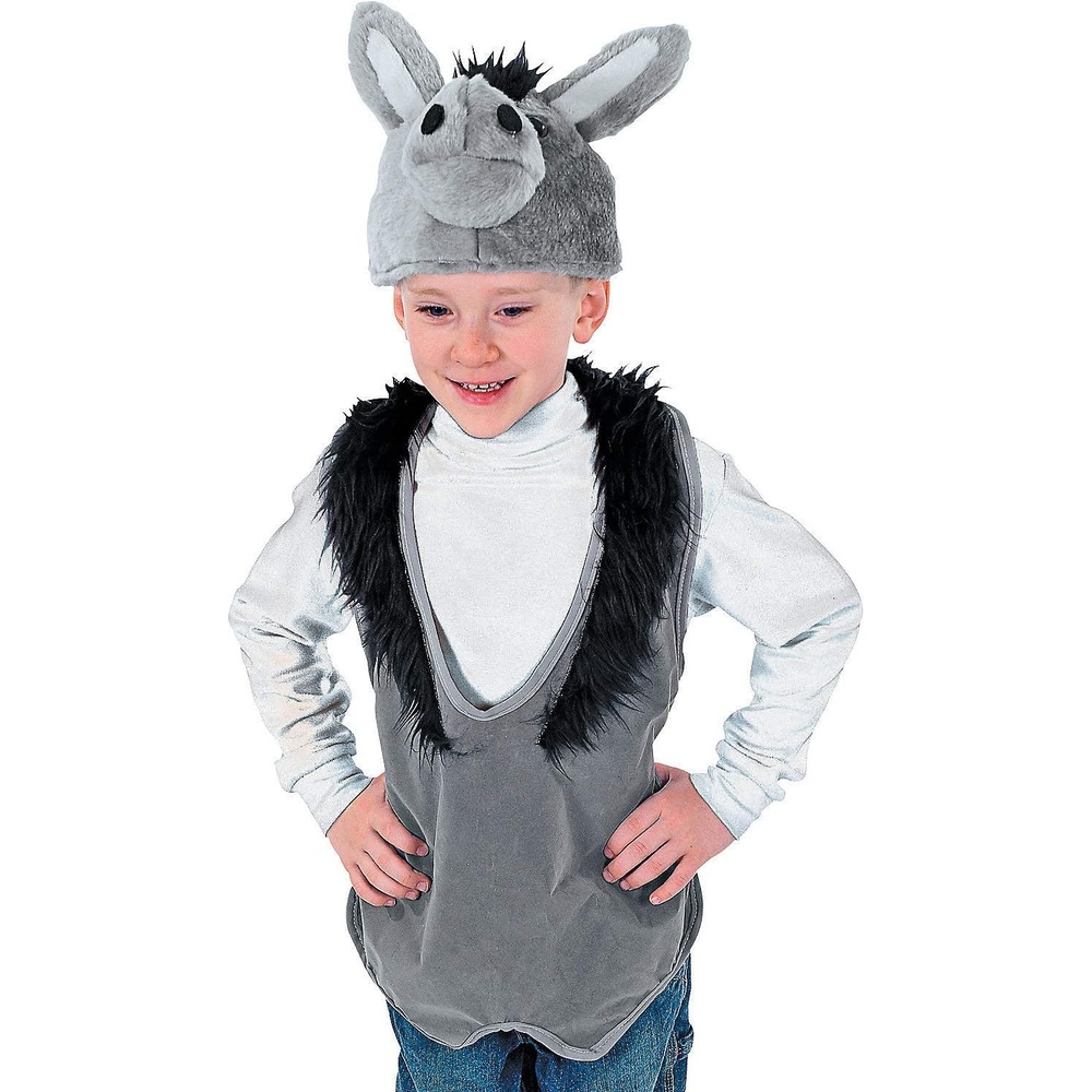 image:imageFun Express Donkey Vest and Hat Costume for Kids Halloween Christmas Nativity Pageants