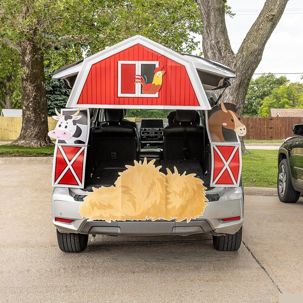 image:imageFun Express Full Update PARTY SUPPLIES Value Farm Barnyard Animals TrunkorTreat Decorating Kit