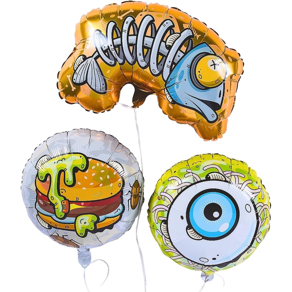 image:imageGross Slime Mylar Balloons Party Decor 3 Pieces