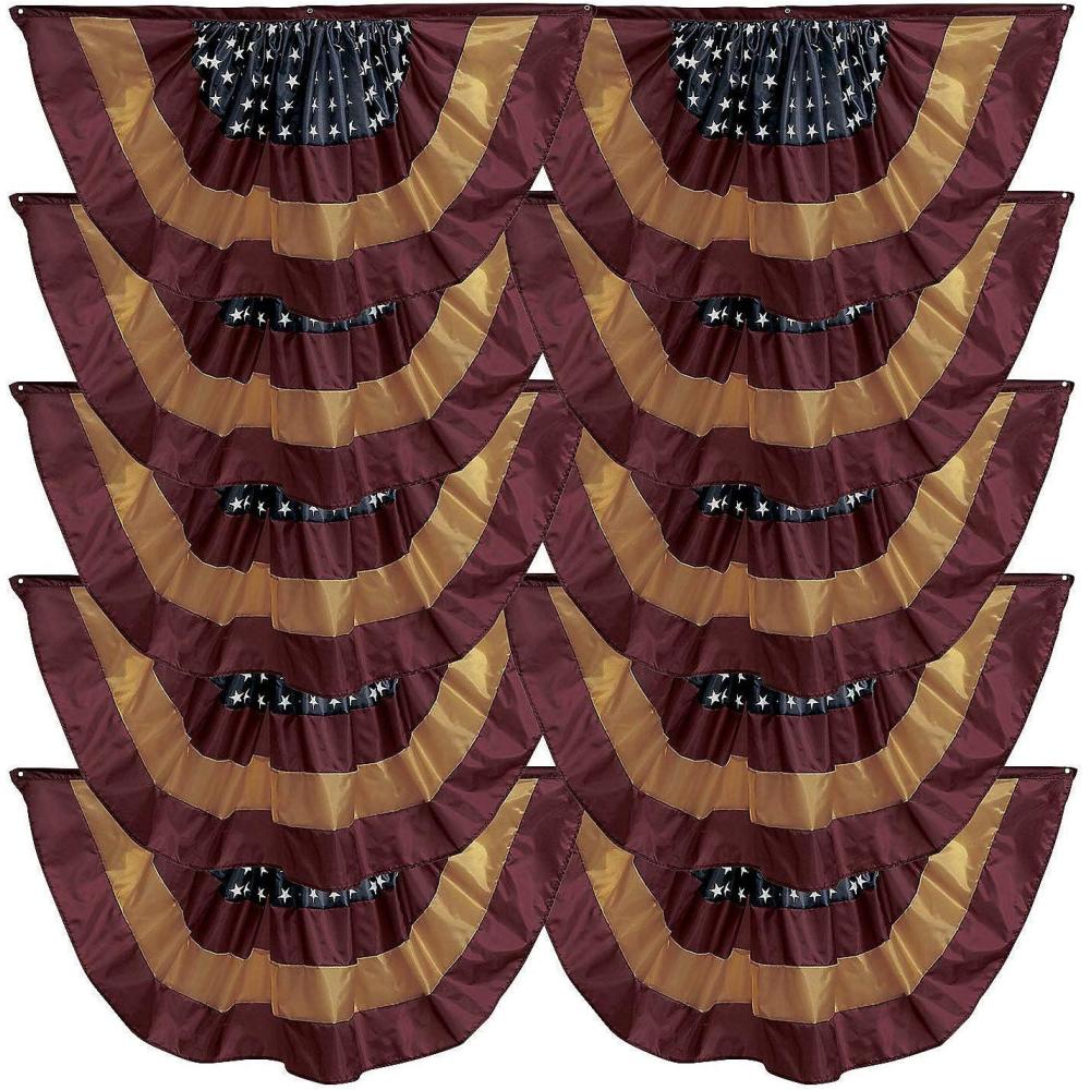 imageFun Express Guirlande de fanions Americana en vrac Dcoration dintrieur 10 pices