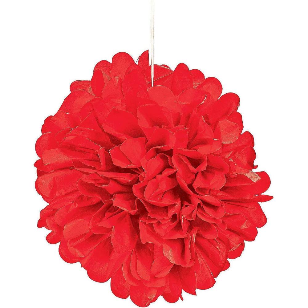 imageOriental Trading Dcoration pompon rouge taille unique