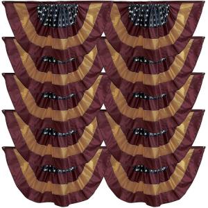 Fun Express Guirlande de fanions Americana en vrac – Décoration d&rsquo;intérieur – 10 pièces