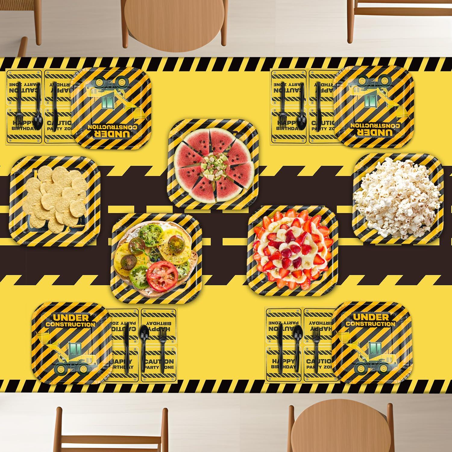 imageLot de 4 Housses de Table pour Plantes Nappes Hawaennes Luau Feuilles de Palmiers 86 x 51 inConstruction