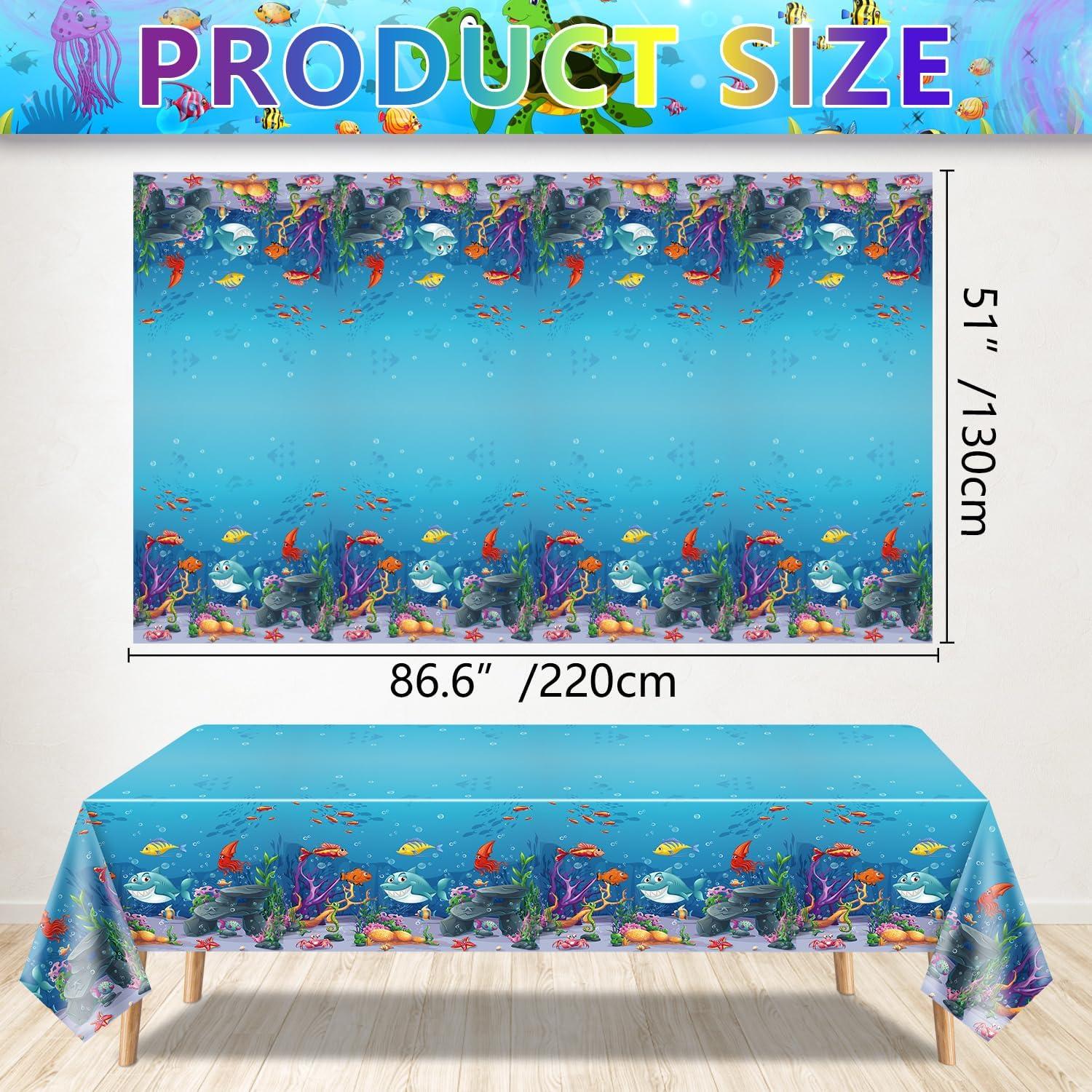 imageLot de 4 Housses de Table pour Plantes Nappes Hawaennes Luau Feuilles de Palmiers 86 x 51 inOcean