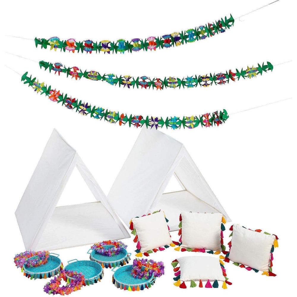 imageFun Express Slumber Party Luau pour 4 Fournitures de fte 27 pices