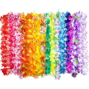 JOYIN Stücke Hawaii Blumenketten Hawaiikette Halskette(60)