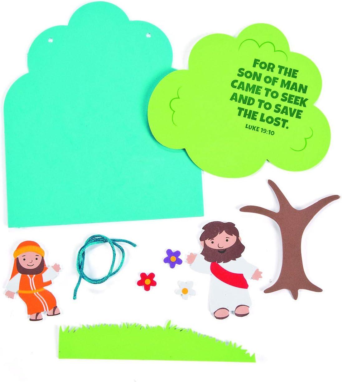 imageFun Express Zacchaeus ck Kits de bricolage Kits de dcoration Assortiment de 12 pices