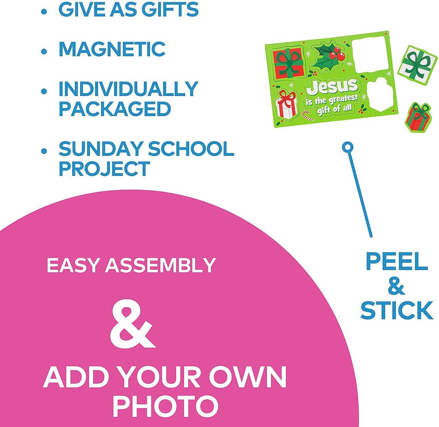 imageFun Express Christmas Jesus is The Greatest Gift of All Kit de cration de cadres photo aimants