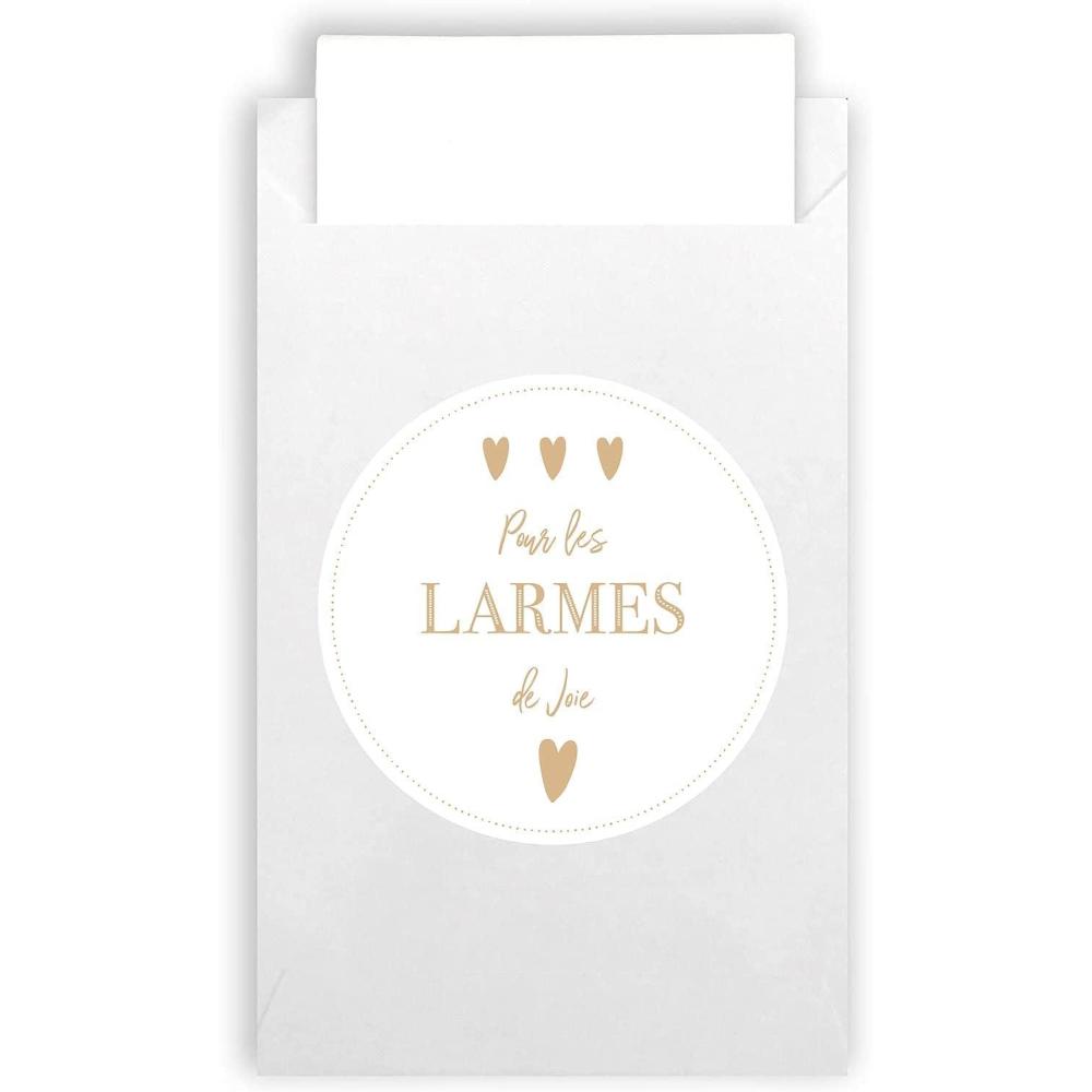 imagePlantvibes 100 enveloppes et 100x des Larmes de Joie Autocollant dans Le Style Vintage pour Le Mariage encaustique ampamp BijouxBlanc