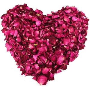 1 Litre Confettis de Pétales de Mariage, Naturels Jetant de Fleurs Séchées de Rose, Décoration de Mariage(Classique)
