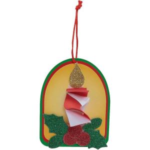 Fun Express Lot de 12 bougies de Noël pour loisirs créatifs