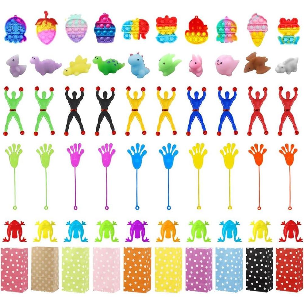 imageCadeau Invite Anniversaire Enfant 60 Pcs Invites Cadeaux De Fte Anniversaire Assortiment De Jouets Pour Enfants Fournitures De Fte