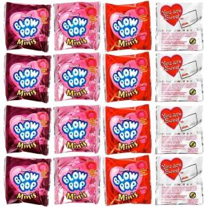 Fun Express Red Charms Mini Pops Valentine Exchange – 30 pièces – Parfait pour partager et célébrer l&rsquo;amour