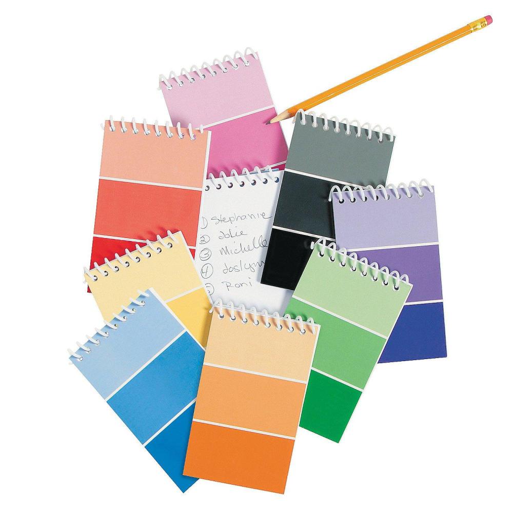 imageFun Express Lot de 24 blocs de notes spirales pour enfants ducation et apprentissage