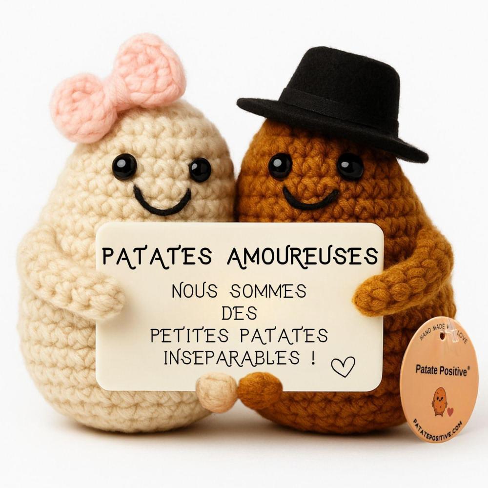 imagePatates Amoureuses Cadeau Romantique Elle ampamp Lui Idee Couple SaintValentin Anniversaire Mariage Noces I Love You Souvenir Relation Homme Mari Femme Fiance Fete Cur Surprise Amour