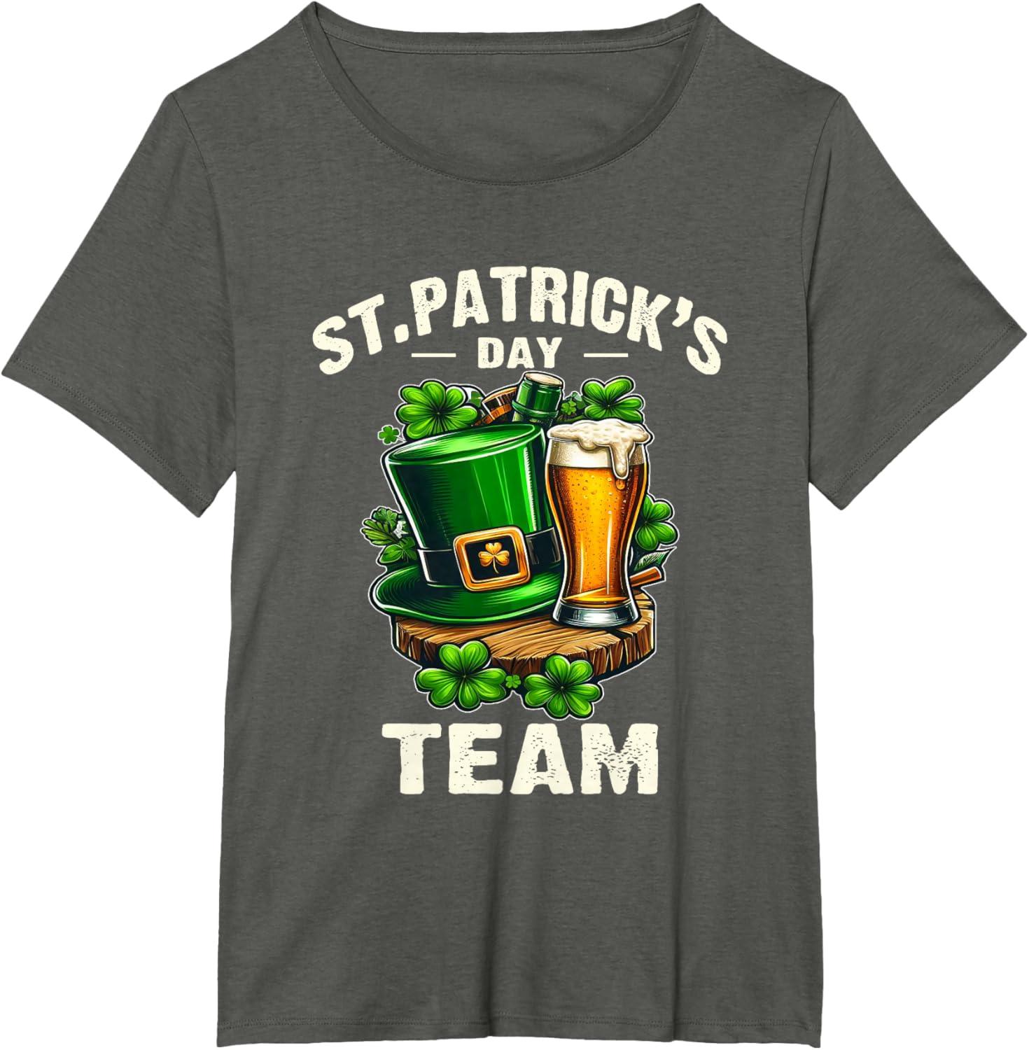 imageStPatricks Team lquipe De La Saint Patrick Bire Humour TShirtAsphalte