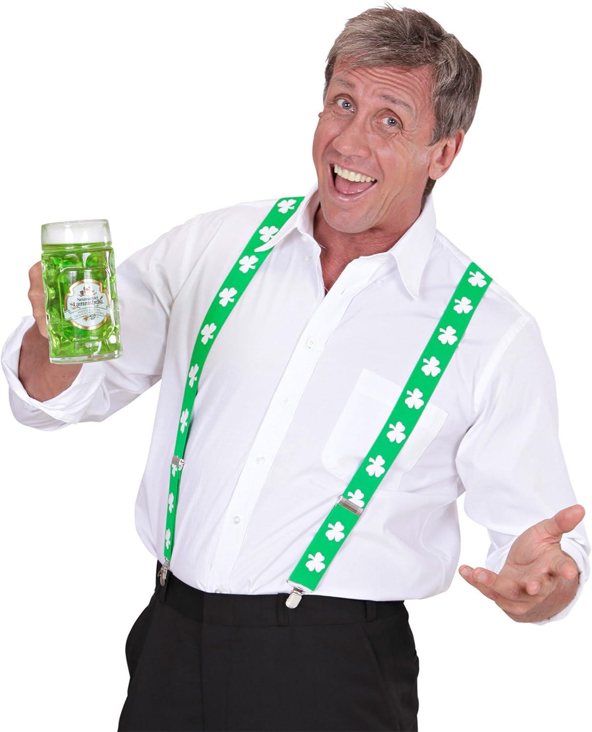 imageW WIDMANN MILANO Party Fashion St Patricks Day Shamrock Braces Taille Unique