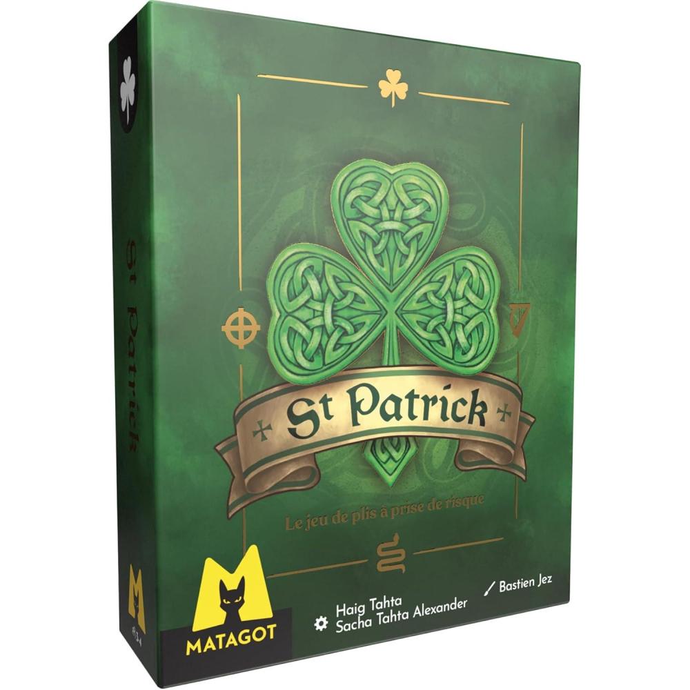 imageAsmodee Matagot St Patrick Jeux de socit Jeux de Cartes Jeux de Plis A partir de 10 Ans 3 4 Joueurs 20 40 Min Version franaise MATSPA02FREN