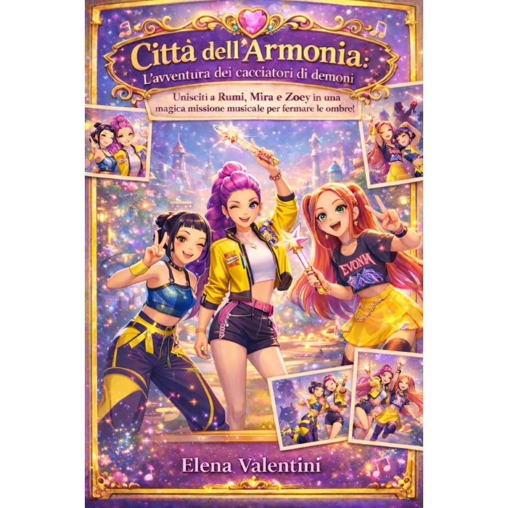 imageCitt dellArmonia Lavventura dei cacciatori di demoni Unisciti a Rumi Mira e Zoey in una magica missione musicale per fermare le ombre Italian Edition