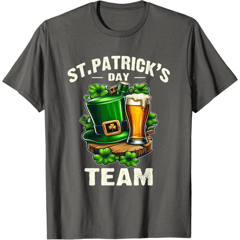 imageStPatricks Team lquipe De La Saint Patrick Bire Humour TShirtAsphalte