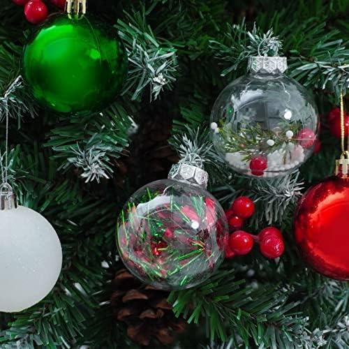 imageUten 50pcs Boules Dores de Nol Belles Suspendre pour Arbres de Nol Ftes Mariages Dcorations 4 cm46cm
