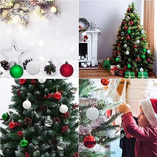 imageUten 50pcs Boules Dores de Nol Belles Suspendre pour Arbres de Nol Ftes Mariages Dcorations 4 cm46cm